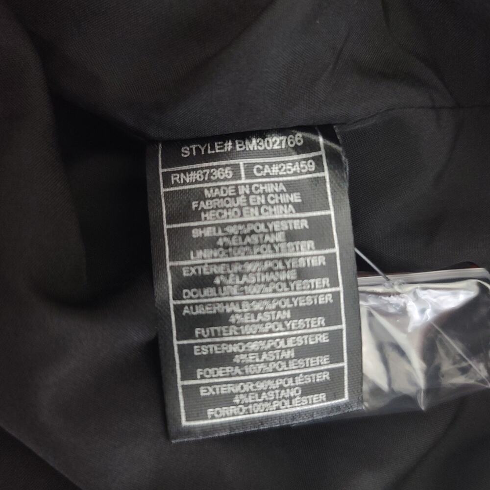 Steve Madden Stella Bocy Blazer Sz Med Black Preppy Dark Feminine Breakfast Club - Picture 9 of 12